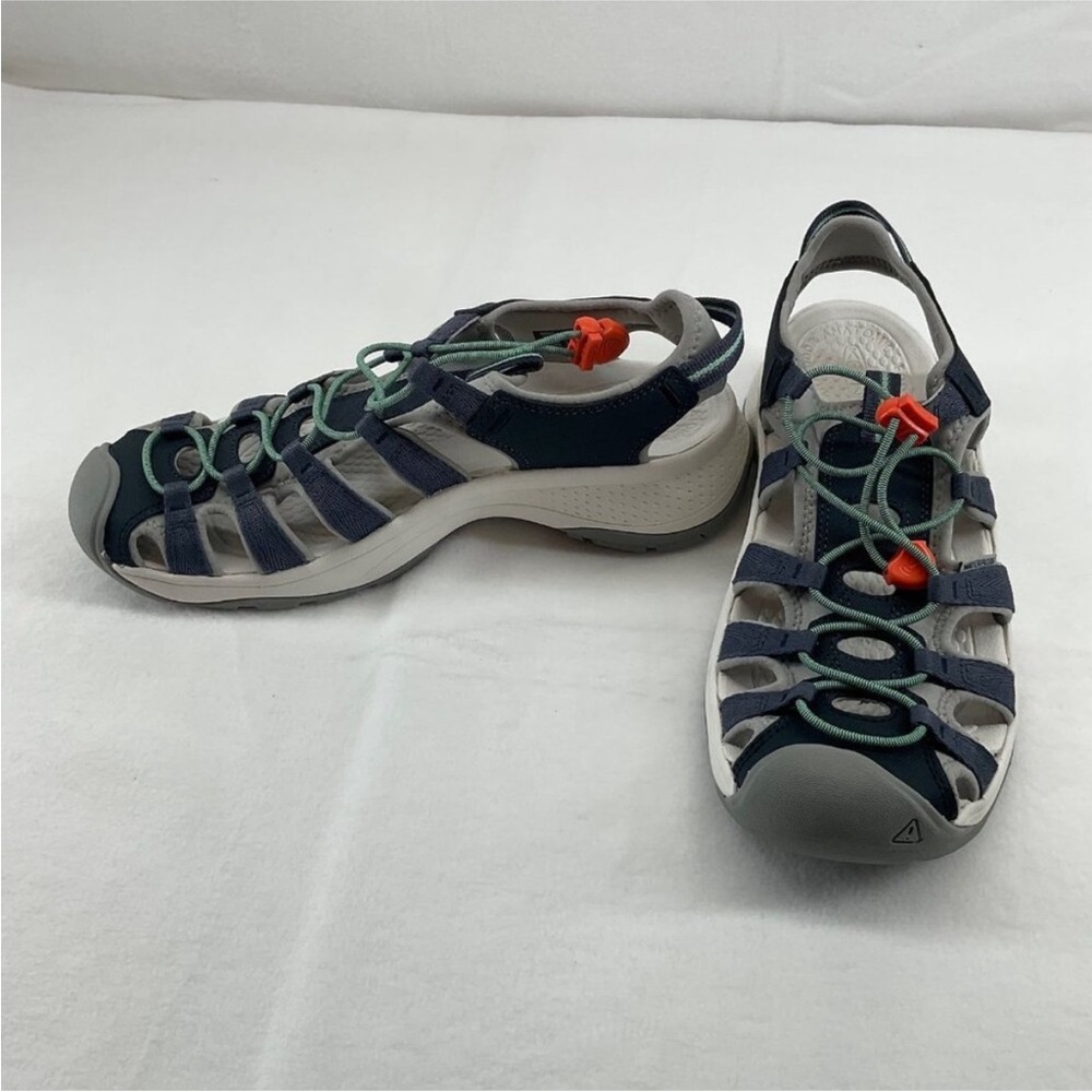 New Keen Astoria West Women’s Sandle Navy/Beveled Glass Size 9.5 - Picture 2 of 8